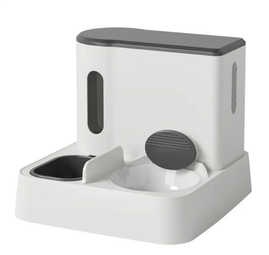 Distributeur Automatique Nourriture & Eau pour Chat - Double Bol