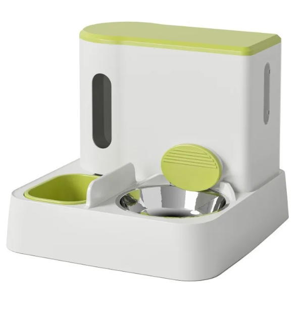 Distributeur Automatique Nourriture & Eau pour Chat - Double Bol