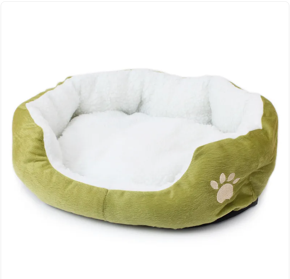 Panier Douillet en Peluche pour Chien et Chat