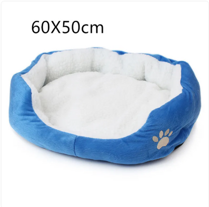 Panier Douillet en Peluche pour Chien et Chat