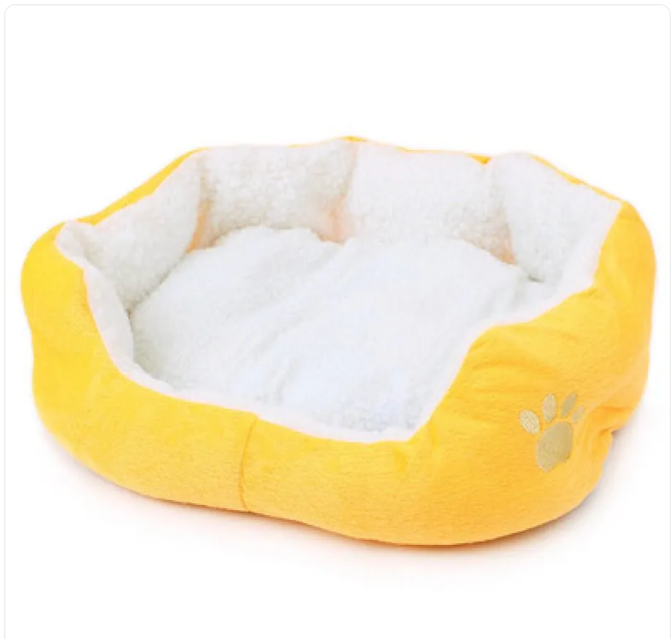 Panier Douillet en Peluche pour Chien et Chat