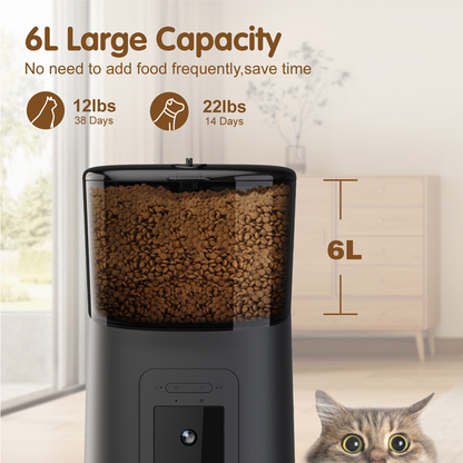 Distributeur Automatique de Nourriture avec Caméra