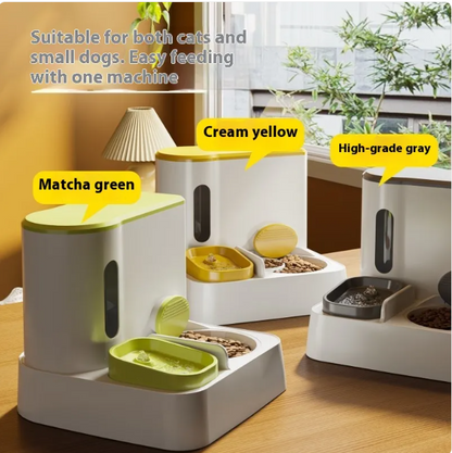 Distributeur Automatique Nourriture & Eau pour Chat - Double Bol